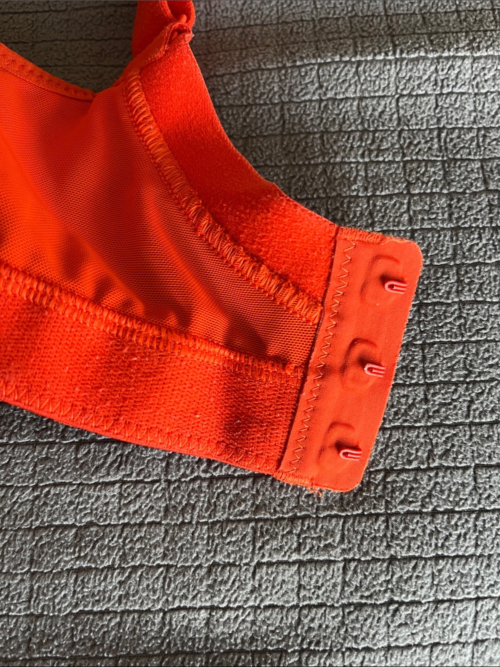 Lululemon Orange Full-Support Run Times Sports Bra - Picture 4 of 5